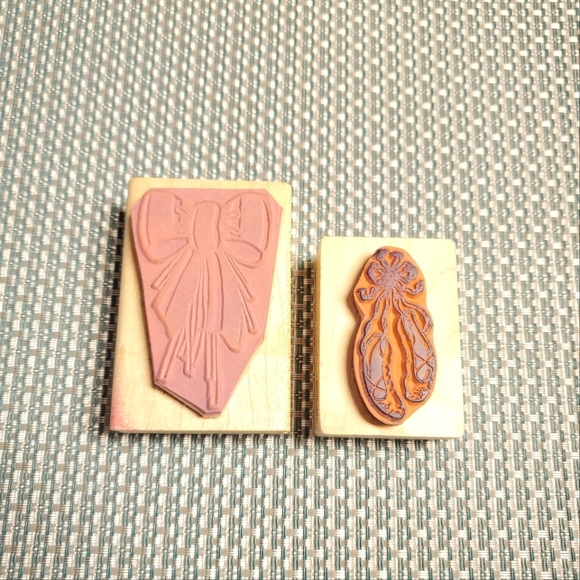 VTG Rubber stamps Ballet Ribbon - Picture 2 of 3